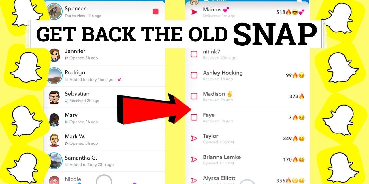 Hate The Latest Update? How To Get The Old SnapChat Design Back